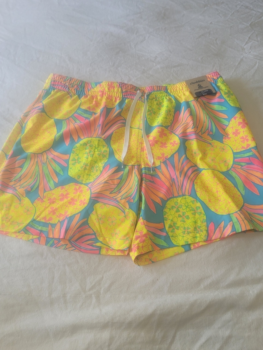 Chubbies Men's Classic Swim Trunks 5.5" The Hooligans XXL Mesh Lined Boardshorts